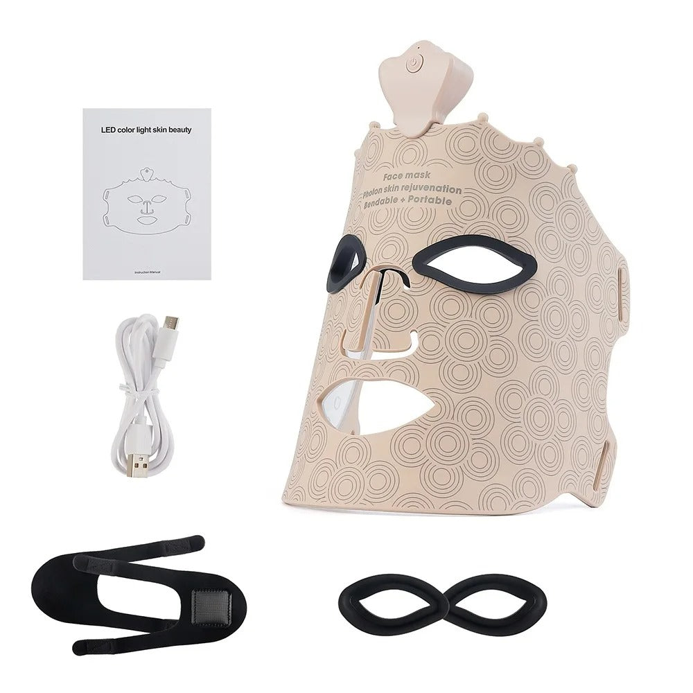 ✨ LED Face Therapy Mask