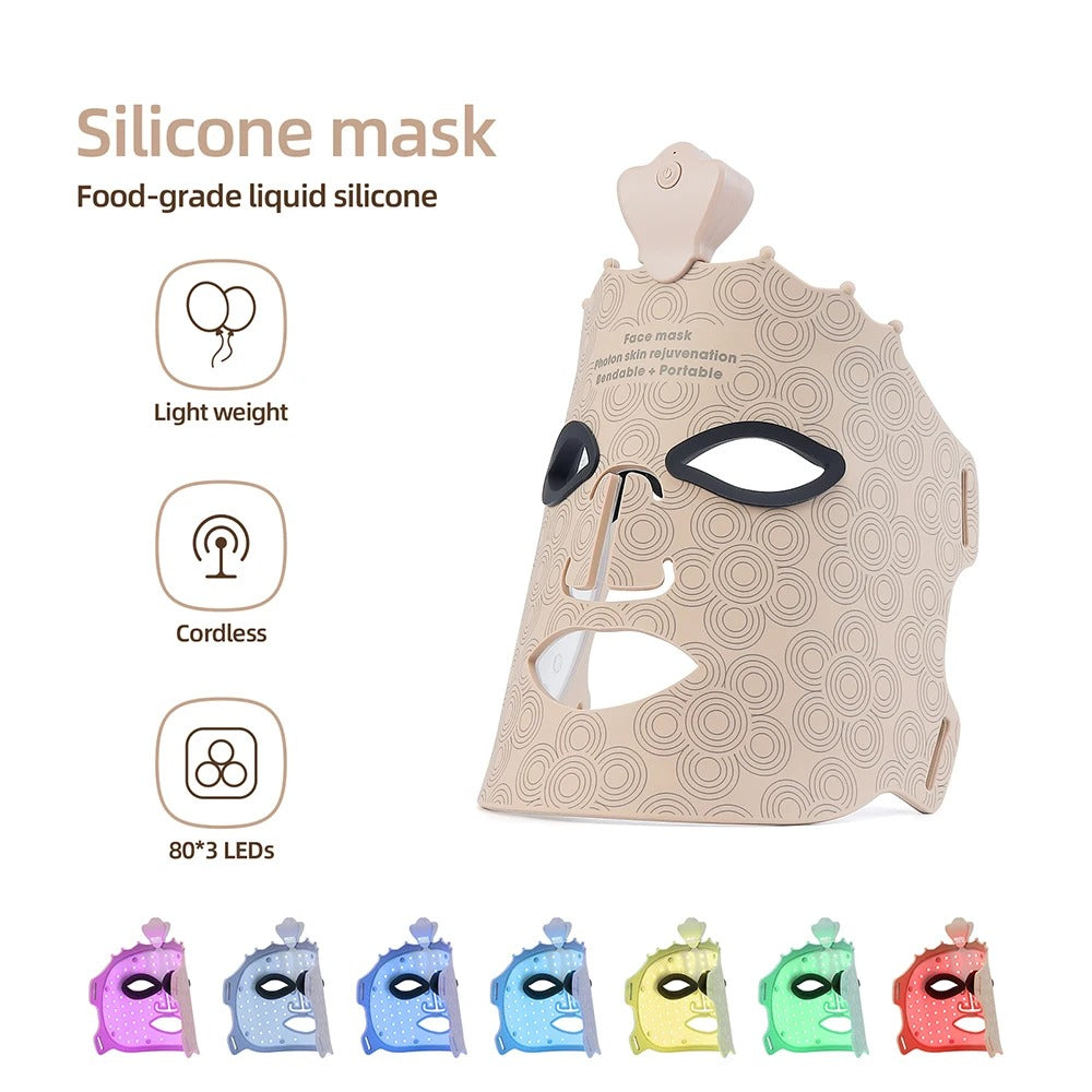 ✨ LED Face Therapy Mask