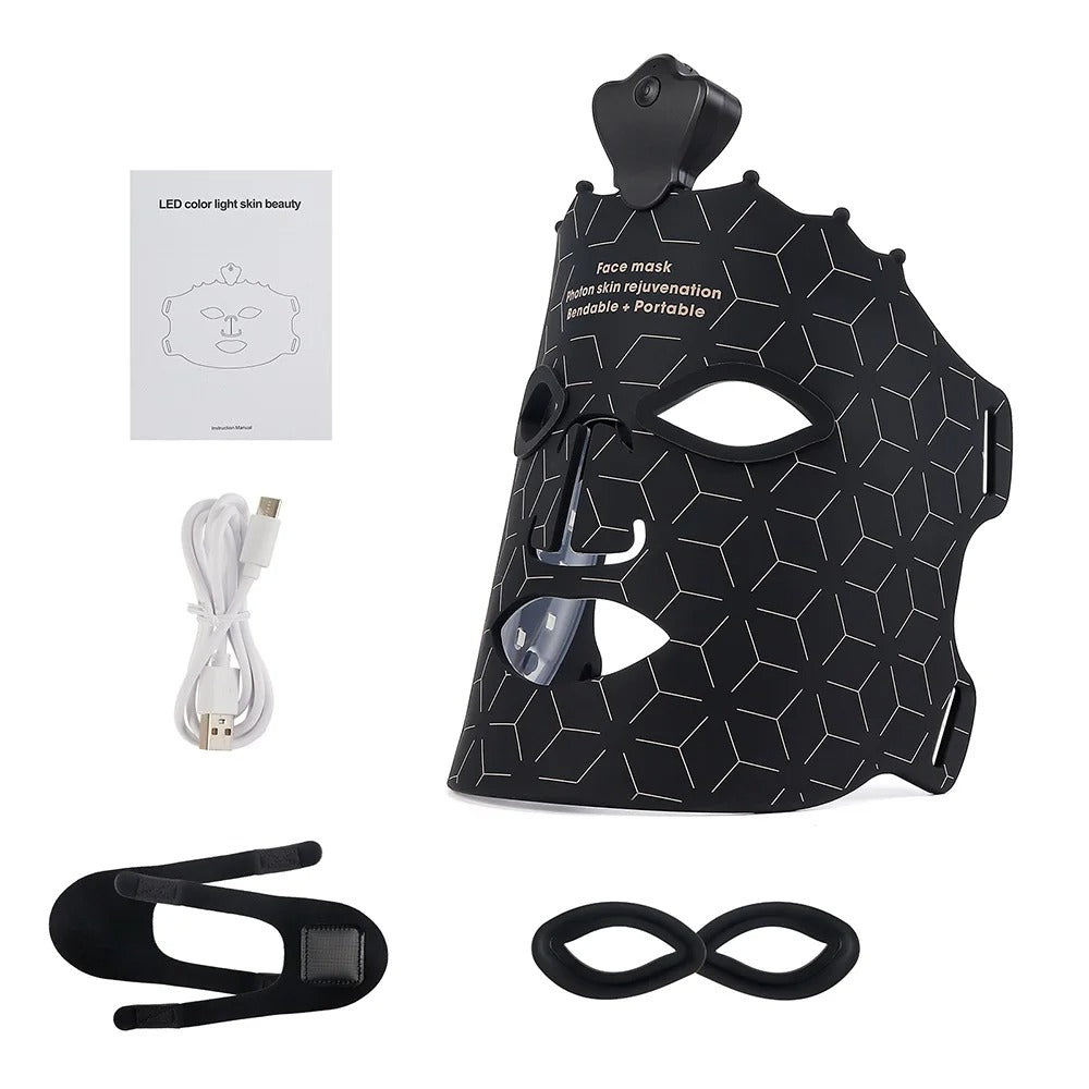 ✨ LED Face Therapy Mask